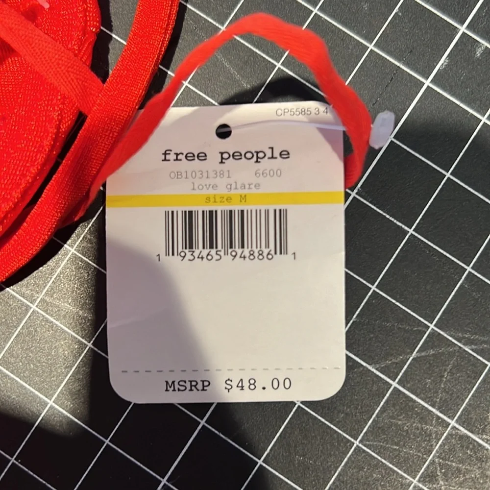 Free people medium orange bodysuit NWT - Picture 5 of 5